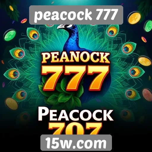 Opções de jogos disponíveis no Peacock 777