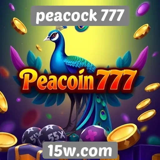 Estratégias de marketing do site Peacock 777