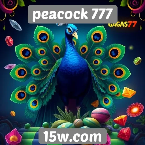 Variedade de jogos disponíveis no Peacock 777